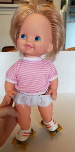 roller skating baby doll