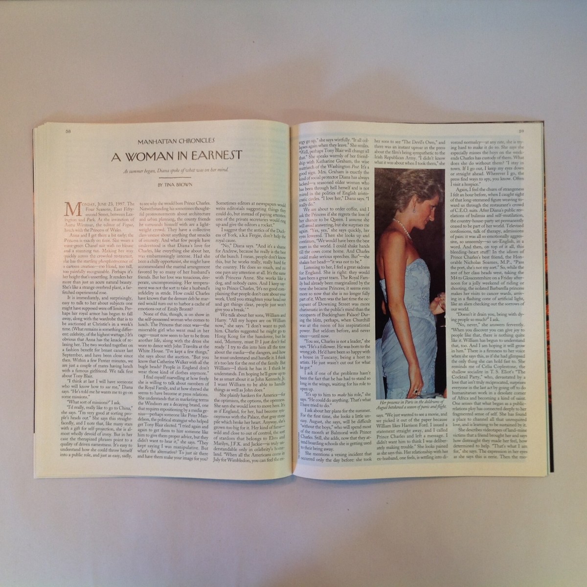 DIANA　週刊読売1997.9.20 　ヴィンテージ Vtg Sep 15 1997 The New Yorker Magazine Diana Princess of Wales