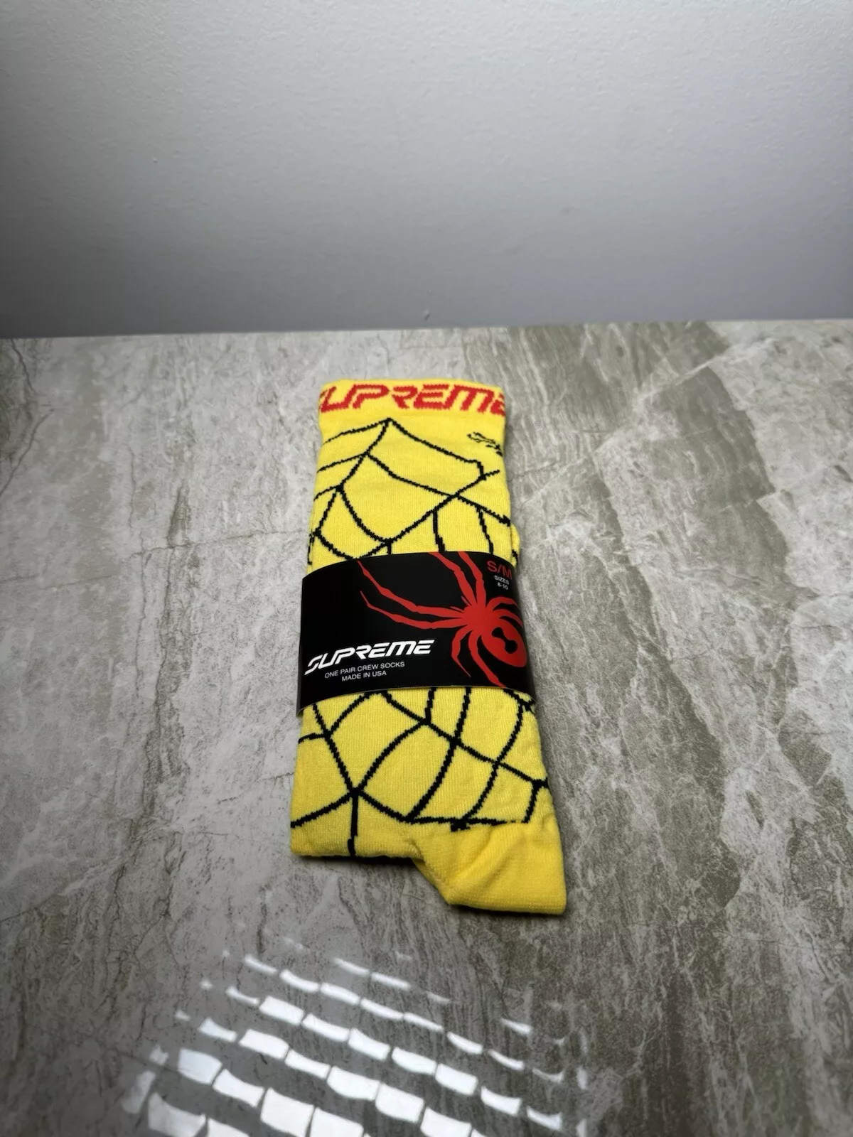 Chaussettes d'équipage Supreme®/Spyder® jaune (1 paquet)
