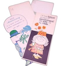 Vintage 1970s Funny Cards Anniversary & Birth...
