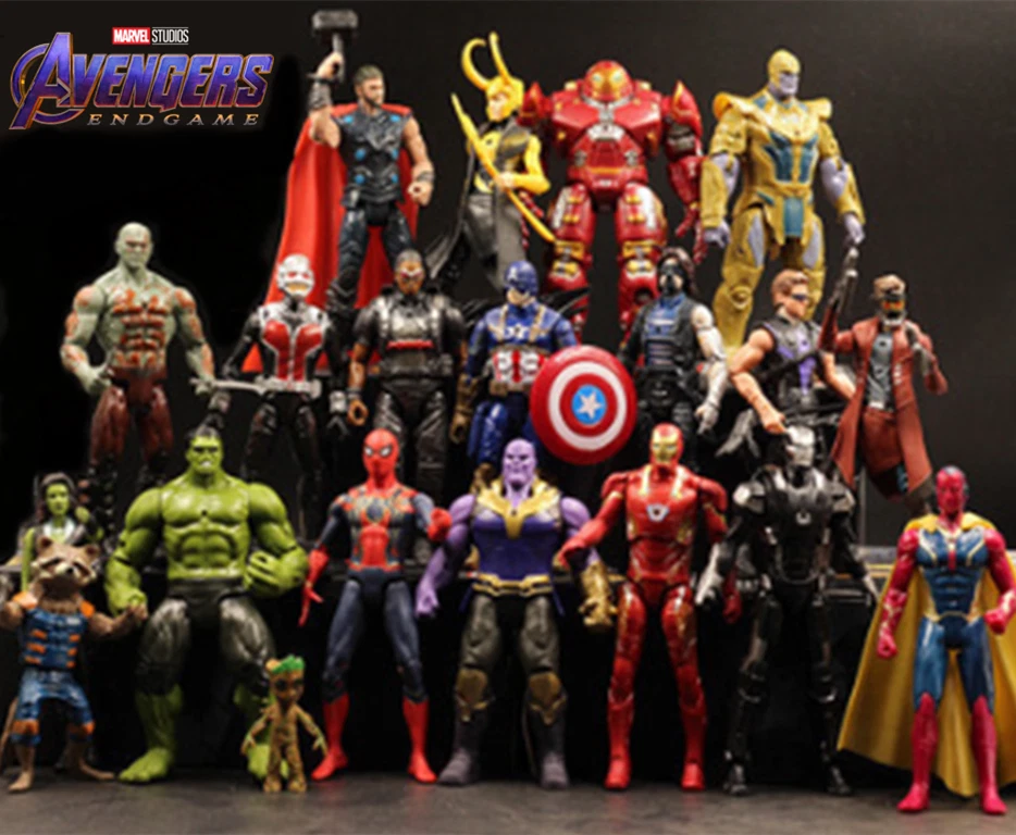 20PCS MARVEL AVENGERS LED ACTION FIGURES ENDGAME TITAN HERO SERIES TECH KIDS TOY