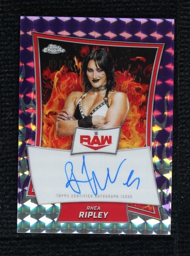 2025 Topps Chrome WWE - Rhea Ripley #RBA-RIP