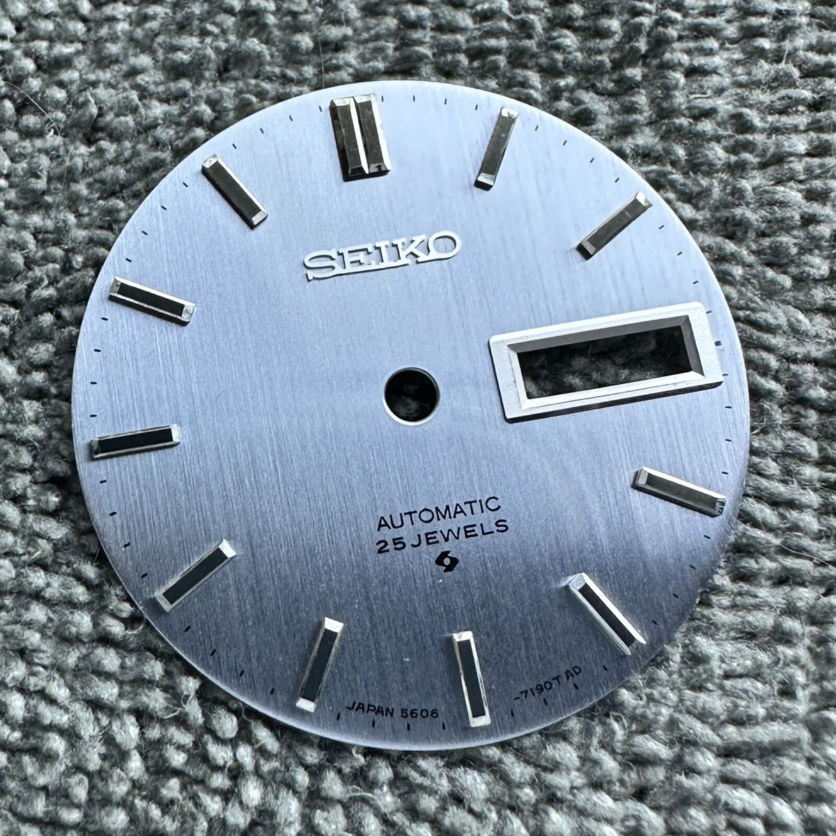 GENUINE NEW OLD STOCK DIAL FOR SEIKO 5606-7020 LORD MATIC LM GRAY