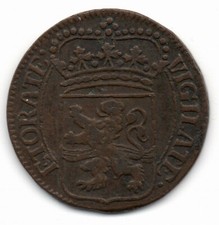 PAYS-BAS - Province d’Overyssel duit 1754