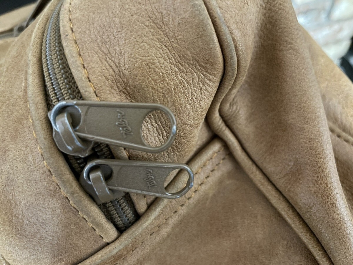 バッグ 30's~ canvas duffle bag w/ old Talon zip Vintage 30s 40s Canvas Duffle Talon Locking Zipper With