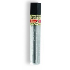 C505-B Pentel Super Hi-Polymer Lead Refills, 0.5mm B, 12 Leads/Tube, 12 Tubes