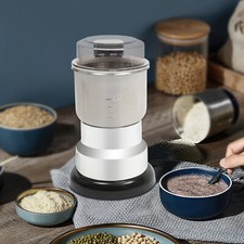 Elektrische Kaffeemühle Kaffeebohnen Nuss Getreide Gewürze Mahlmaschine 500ML DE
