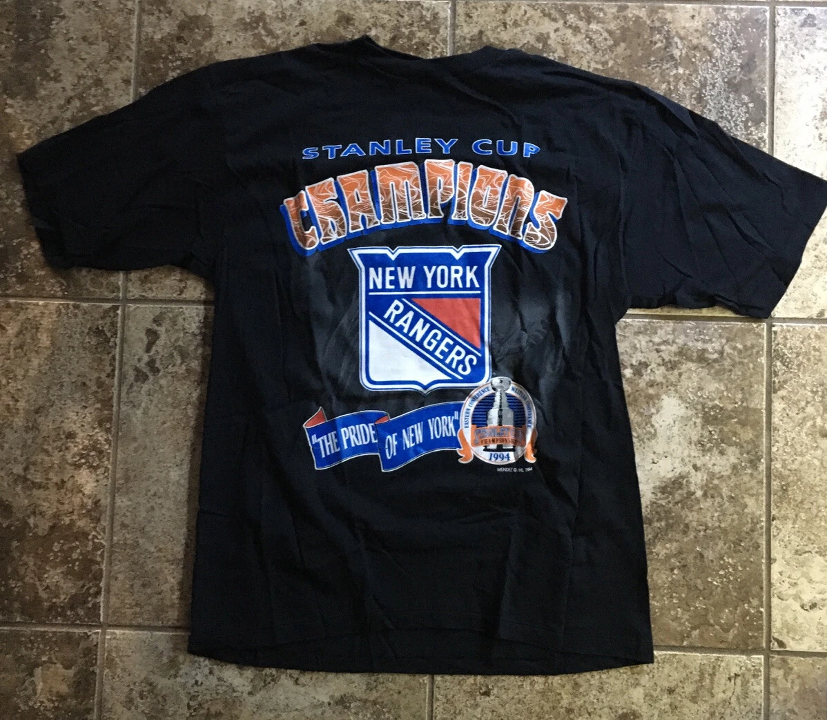 Ny rangers t on sale shirts vintage