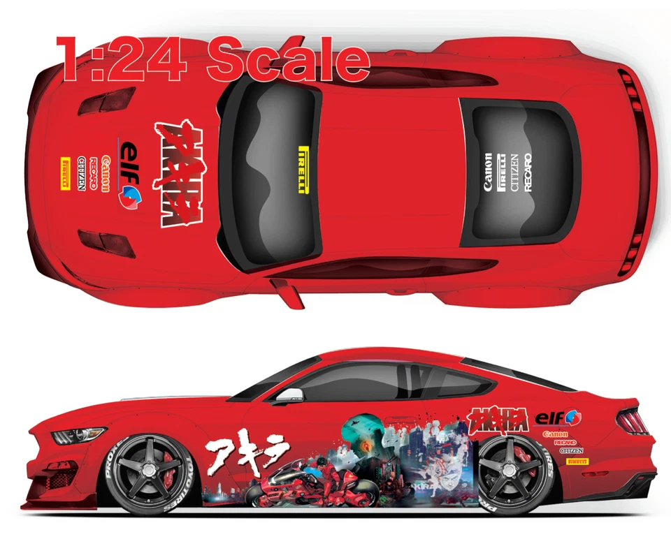 Drift Drag Water Slide Decal White Toner  1/24 - 1/28 RC Model Dicast Hot!! #365 - Image 2 of 4