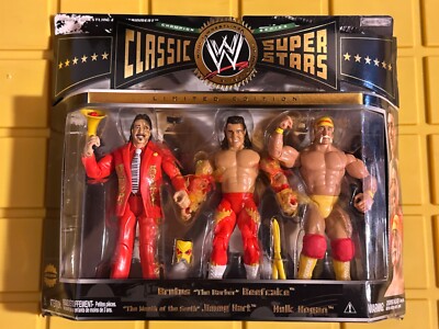 Jakks WWE Superstars Mega Maniacs Hulk Hogan Brutus Barber Jimmy Hart