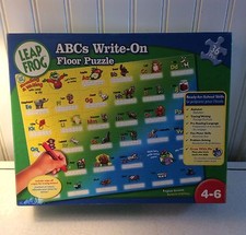 ABC's Write-On Floor Puzzle-Pre-School Ages-by Leap Frog