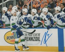 Vancouver Canucks Tanner Pearson Signed Autographed 8x10 NHL Photo COA #5