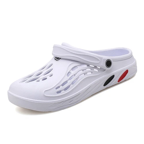 Zoccoli uomo slip on giardino mules scarpe sandali sportivi spiaggia nuoto pantofole taglia US - Foto 31 di 34