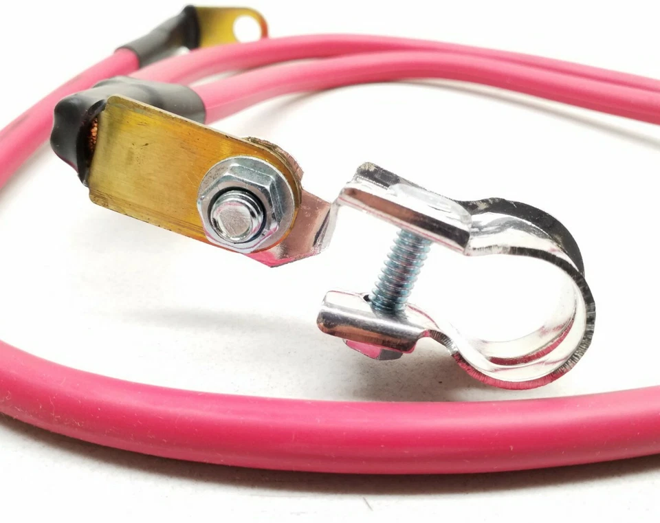 Cable de batería de montaje superior rojo PA33-4TLA con 1 cable auxiliar para Hyundai Sonata 1999-03 Foto 3 de 4