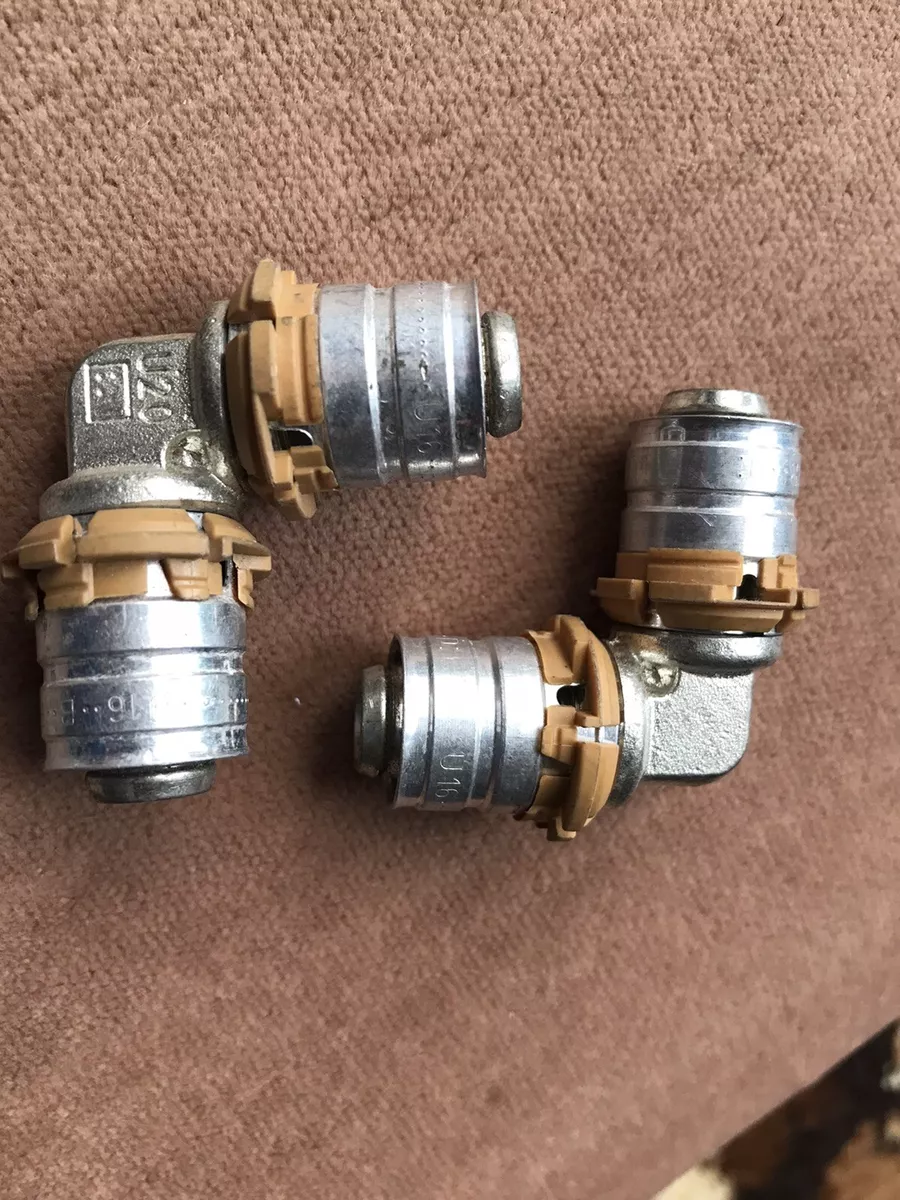 2x Uponor Press Fittings Stamped U20 PPSU Elbow Pipe System Coupling