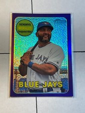 Kendrys Morales 2018 Topps Heritage Purple Chrome Hot Box Refractor #THC-12