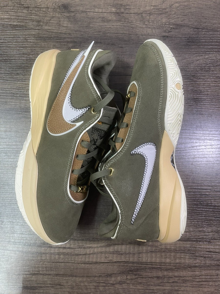 Nike LeBron XX 20 “Olive Green” (DV1193-901) Mens size 4.5