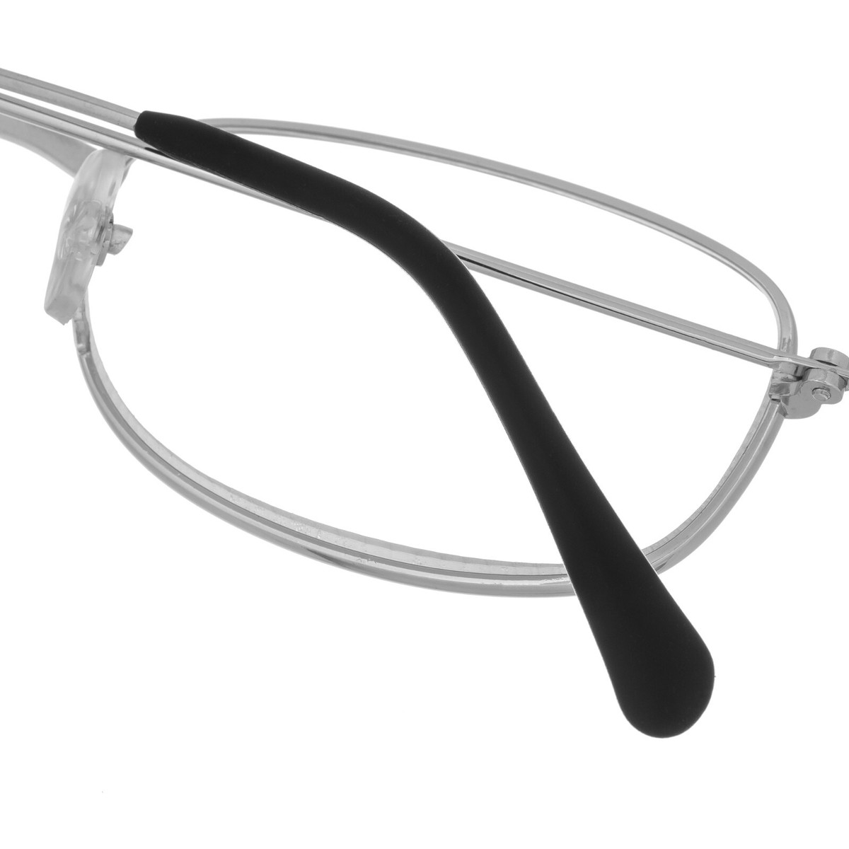 1 Par 6.5cm Black Slcone Ear Hook Glasses End Eyeglass Temple Tp Ant Non Slp Frame Readng - Foto 13