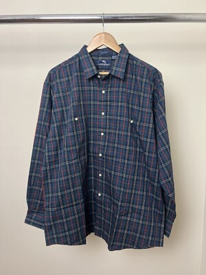 Vintage Steeple Chase Button Up Shirt Men XL Long Sleeve Western Adult