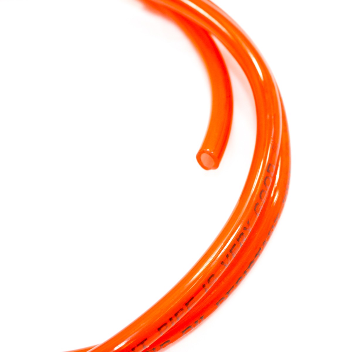 Tubo Benzina -QUALIT&Agrave; OEM- Interno = 5mm, Esterno = 8mm, L= 1000mm - Nero