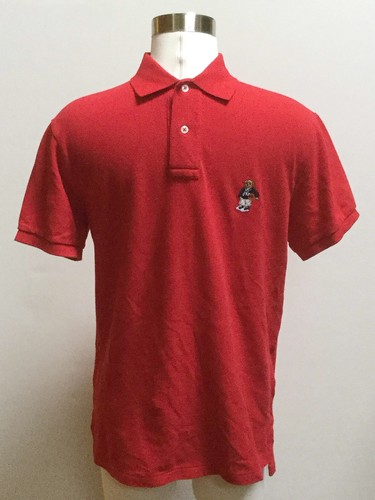 Polo Ralph Lauren Herren Basketballbär maßgeschneiderte Passform rot Poloshirt Gr. Small