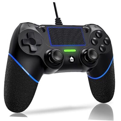 DIANVEN Wired Controller for PS4 Controller Wired for Sony Playstation Black