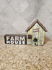 Barn Farmhouse Birdhouse Sign