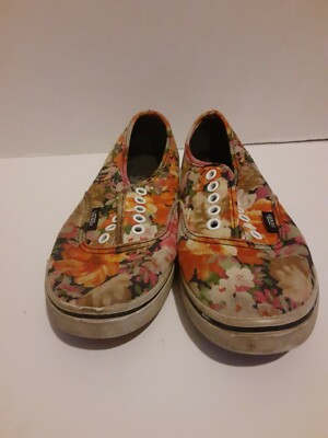 Vans Off The Wall Low Profile Shoes Womens Floral Skate Tennis Sneaker 