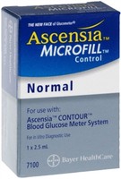 Ascensia Microfill Blood Glucose Control Solution Normal 2.50 Ml (pack Of 2) on sale Ascensia Microfill Blood Glucose Control Solution Normal 2.50 Ml (pack Of 2) on sale