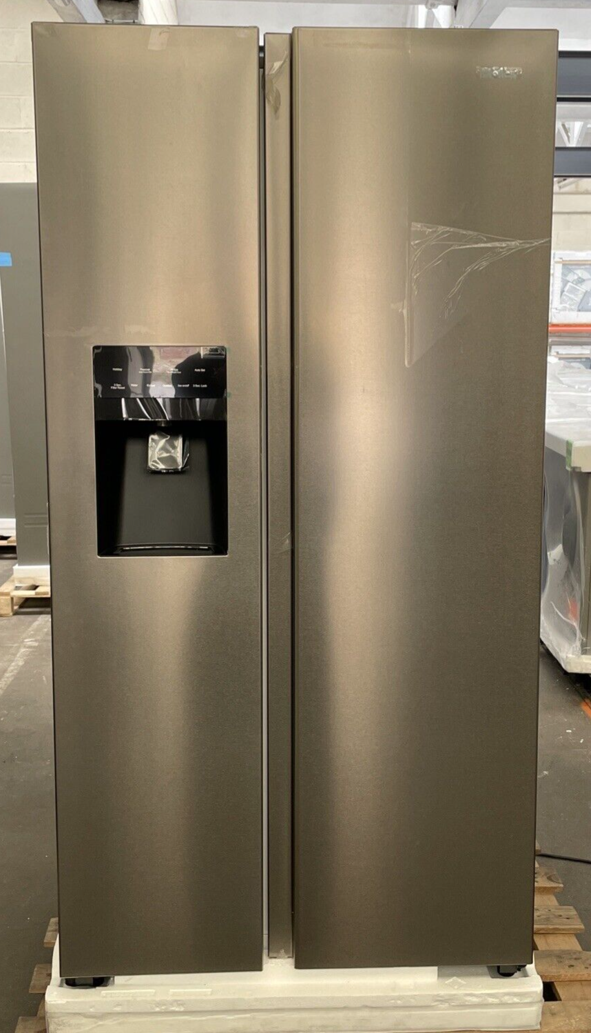 Haier HSR3918FIMP (91cm Wide x 178cm Tall) USA style Fridge Freezer Ice