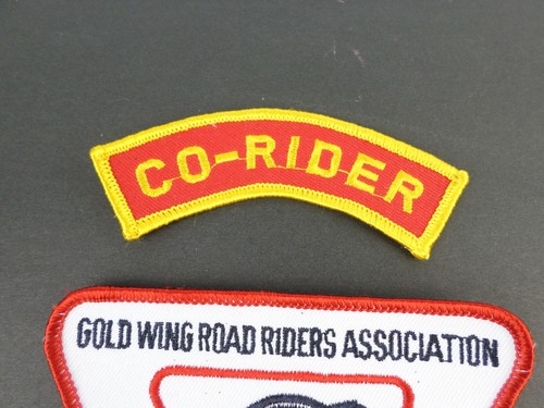 2 Gold Wing Road Riders Association CO-RIDER Education Patches NEU - Bild 3 von 7
