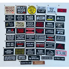 Hook & Loop Tactical Morale Patch - Airsoft Paintball Military Gear Removable