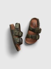 NWT Gap toddler Camo Buckle sandals, 7-8t