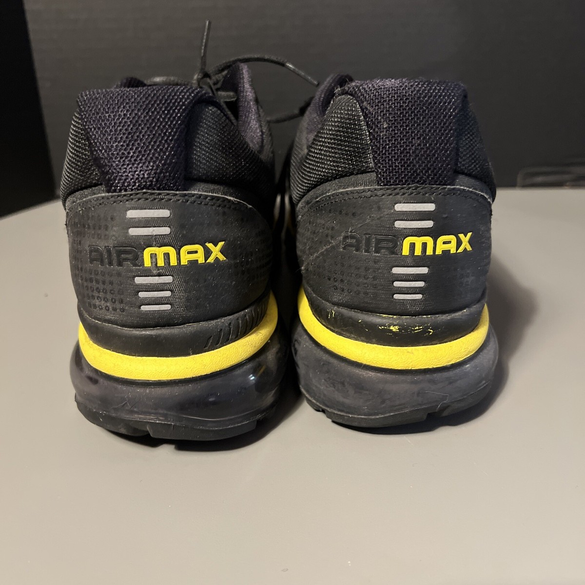 Mens Nike Air Max Livestrong 2009 Yellow & Black 396875-001  display picture 2