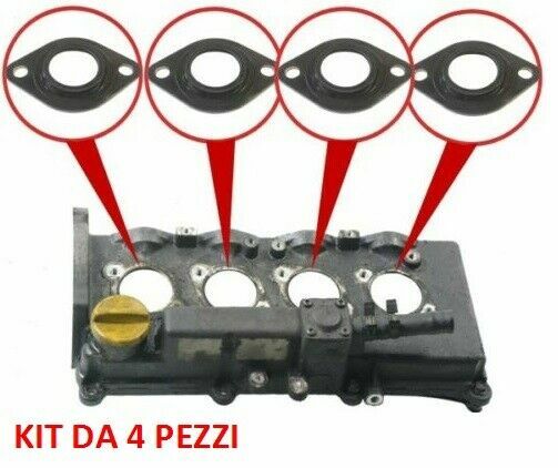 4 X ELRING Fuel injector Oil Seal Gasket for OPEL / HONDA