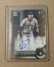 ANTONIO PINERO 2022 Bowman Chrome /50 Auto Gold Mini-Diamonds Refractor