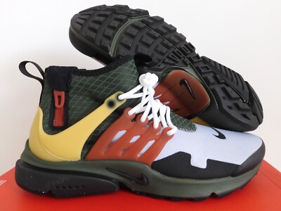 NIKE AIR PRESTO MID UTILITY CARBON GREEN-BLACK-GHOST SZ 8 [DC8751-300]