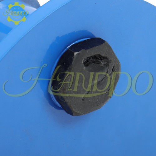 Manually Trolley 1 Ton | 2200LBS Capacity Steel Push Beam Trolley Blue - Picture 10 of 12