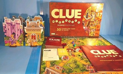 2005 Clue Mysteries Board Game Complete Hasbro