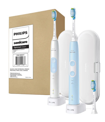 Toothbrush 2-pack - NEW - Philips Sonicare Optimal Clean Rechargeable Electric