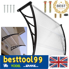 Front Door Canopy 150cm Outdoor Wall Mounted Window Awning UV Snow Rain Shelter