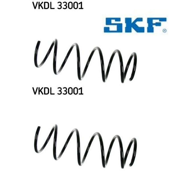 2X Fahrwerksfeder SKF VKDL33001 2 Federn Satz Federnsatz FüR Opel-image