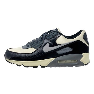 Nike Air Max 90 Sail White Croc Black Sneakers, Size 12.5 BNIB IO4468-100