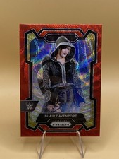 Blair Davenport 2024 Panini WWE #140 Ruby Wave Prizm Trading Card FREE SHIPPING