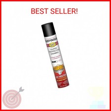 Rust-Oleum 334128 Stops Rust Turbo Spray System Spray Paint, 24 oz, Gloss Black