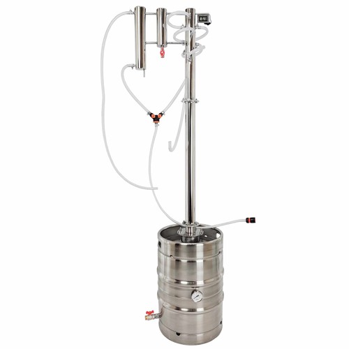 50L Gas-Destille mit Refluxkolonne – Destillierapparat Destilliergerät