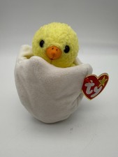 Ty Beanie Babies “Eggbert” the Chick in Egg Plush Toy 1999 Easter Spring