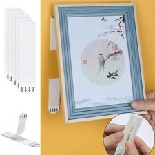30 Pairs Damage Free Removable Wall Tape Adhesive Picture Hanging Strips Double