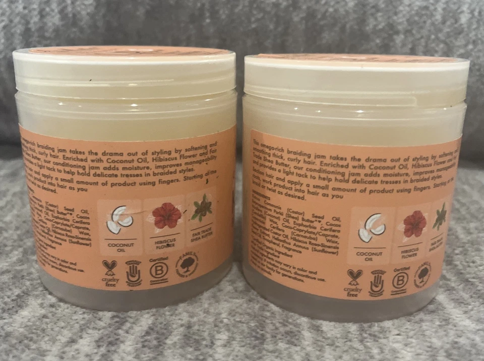 Mermelada trenzada de coco e hibisco SheaMoisture para niños - Paquete de 5,5 oz ~ 2 Foto 3 de 4