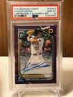 2024 BOWMAN DRAFT 1ST KONNOR GRIFFIN PURPLE AUTO /250 PSA 10